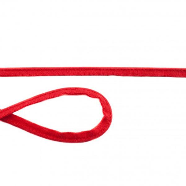 Baumwoll Jersey Paspelband Breite 10 mm Rot